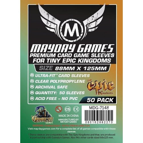 Mayday Games Premium Tiny Epic 88 mm x 125 mm 80ct