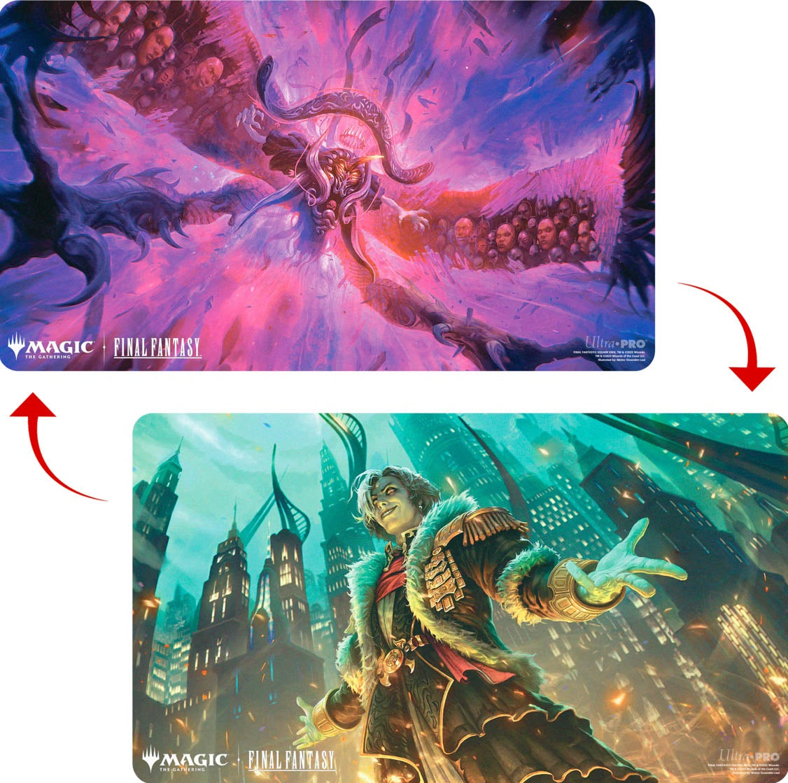 Ultra Pro Reversible Playmat - Final Fantasy: Emet Selch / Hades, Sorcerer of Eld