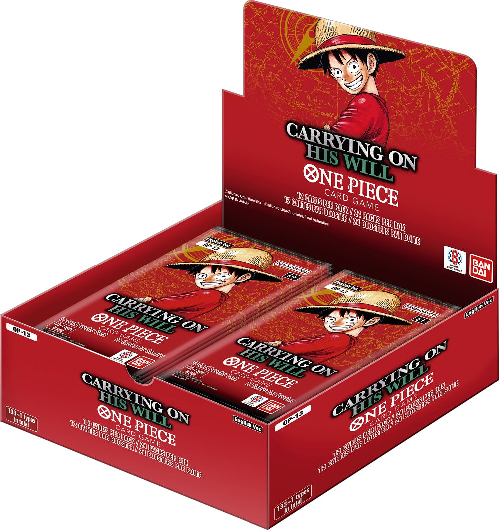 One Piece Booster Box - "Carrying On his Will" (OP-13)
