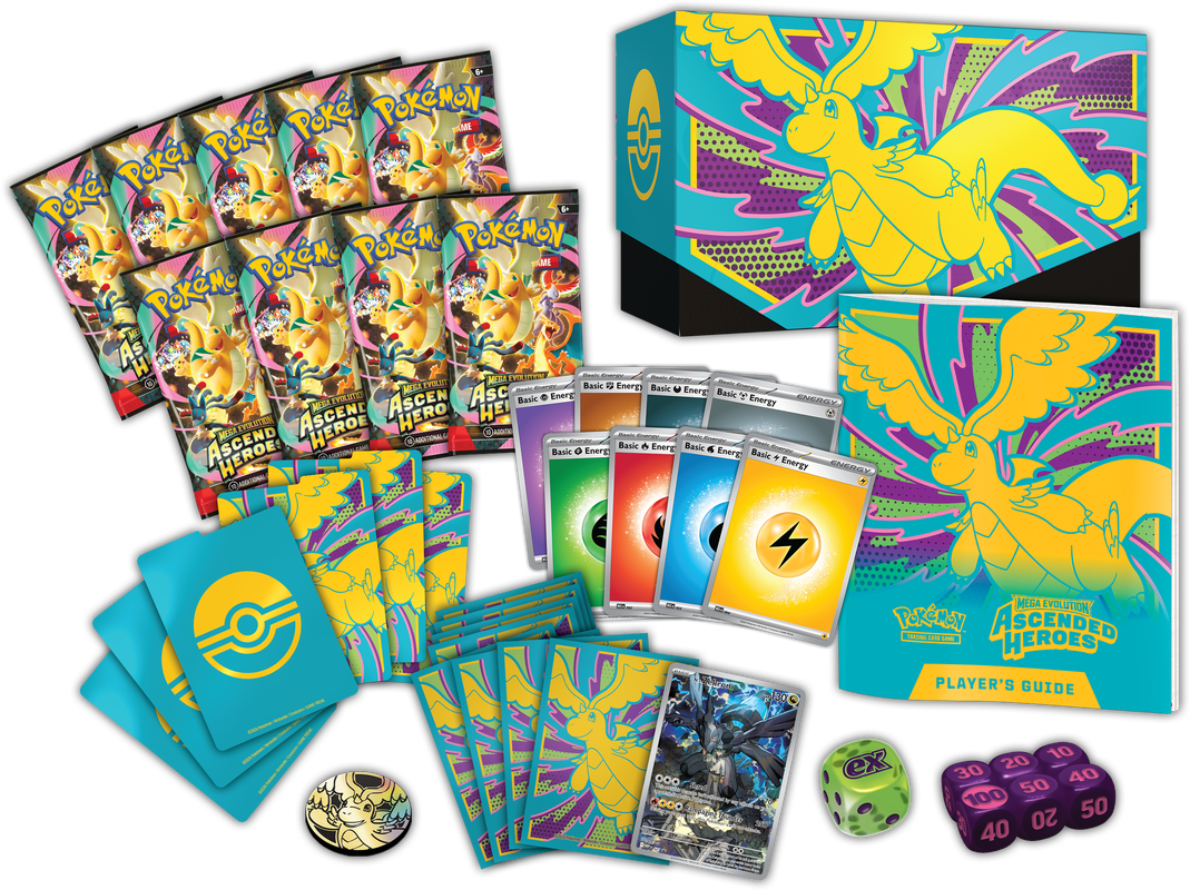 Pokemon Elite Trainer Box - Mega Evolutions: Ascended Heroes