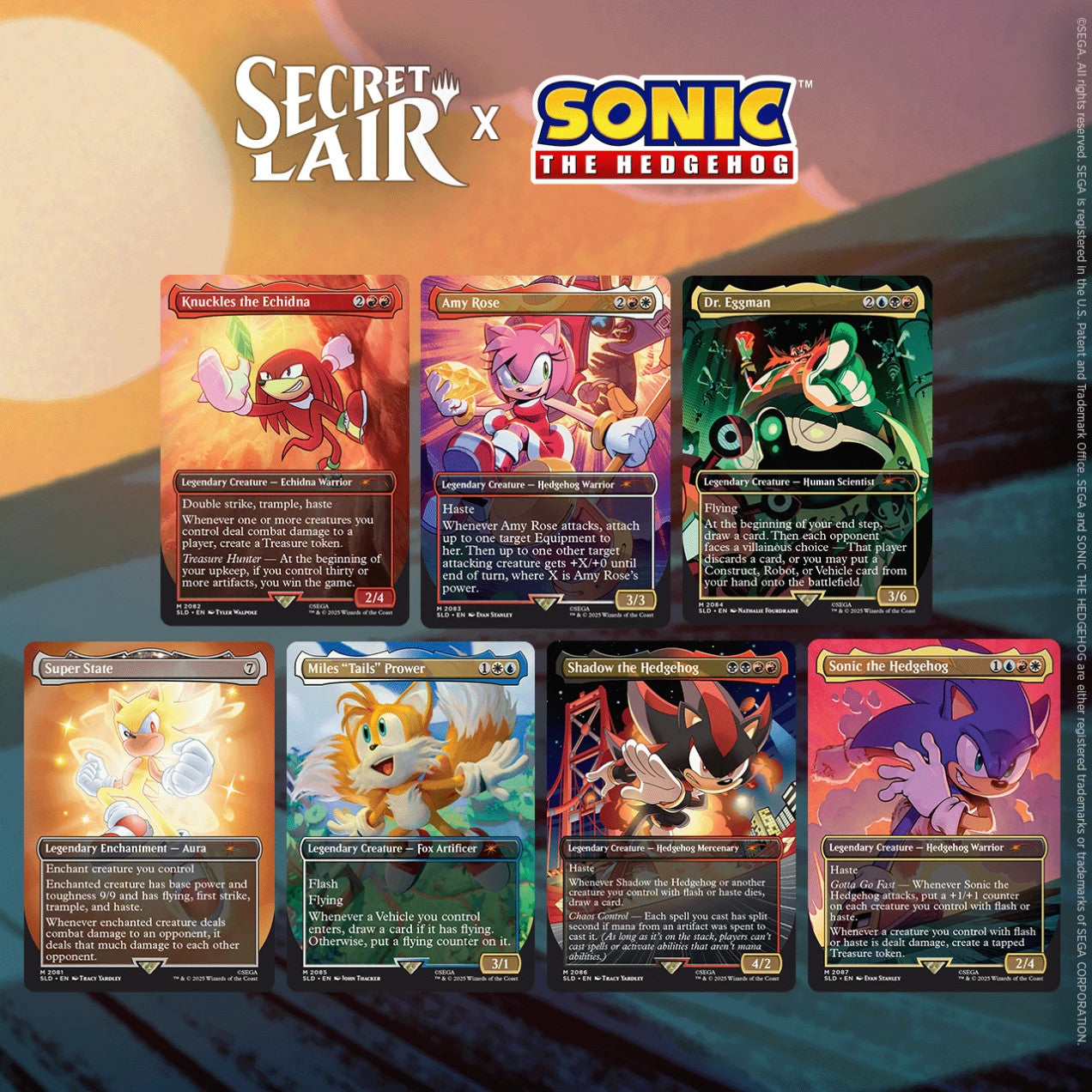 Secret Lair x Sonic The Hedgehog: Friends and Foes