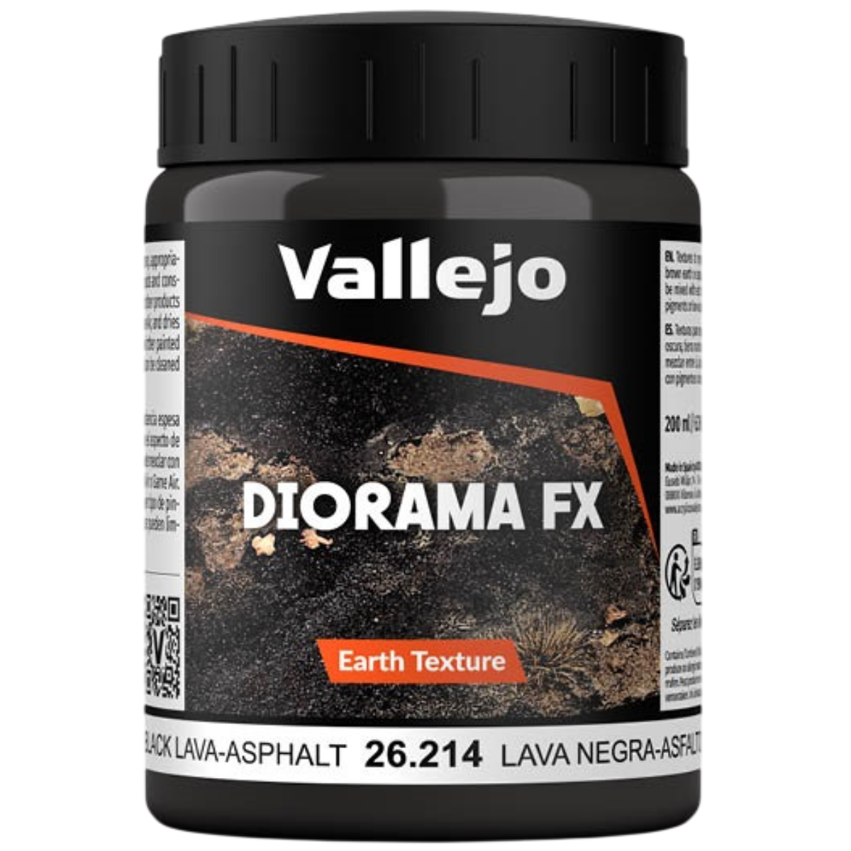 Vallejo Diorama - Black Lava-Aspalt Texture