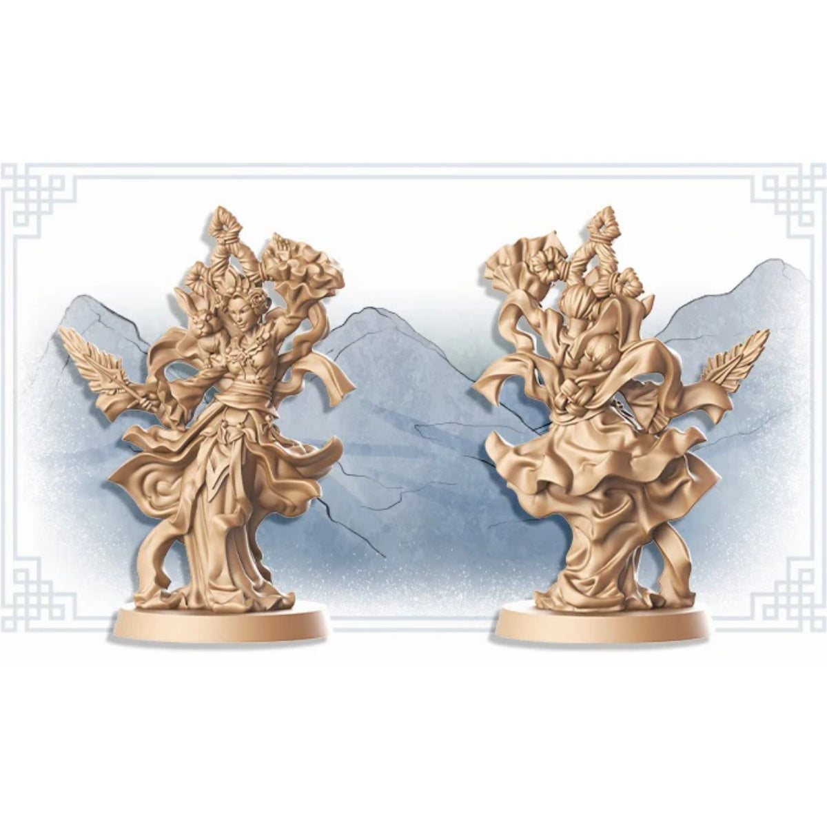 Zombicide: White Death - Chang'E & Hou Yi Survivors