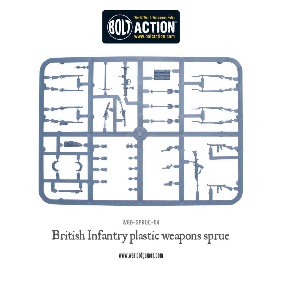 Bolt Action - British Weapon Sprue (4030000008) - Used