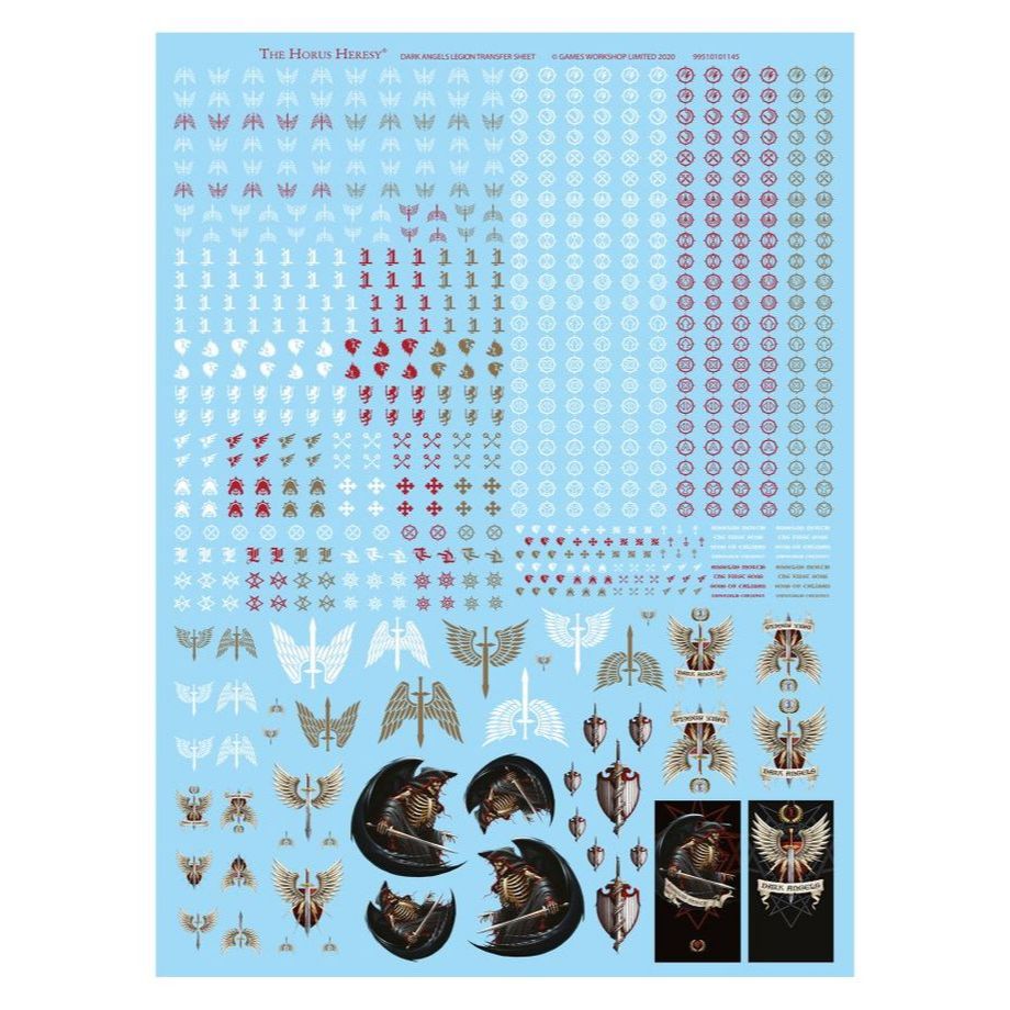 Transfer Sheet - Dark Angels Legion Transfer Sheet