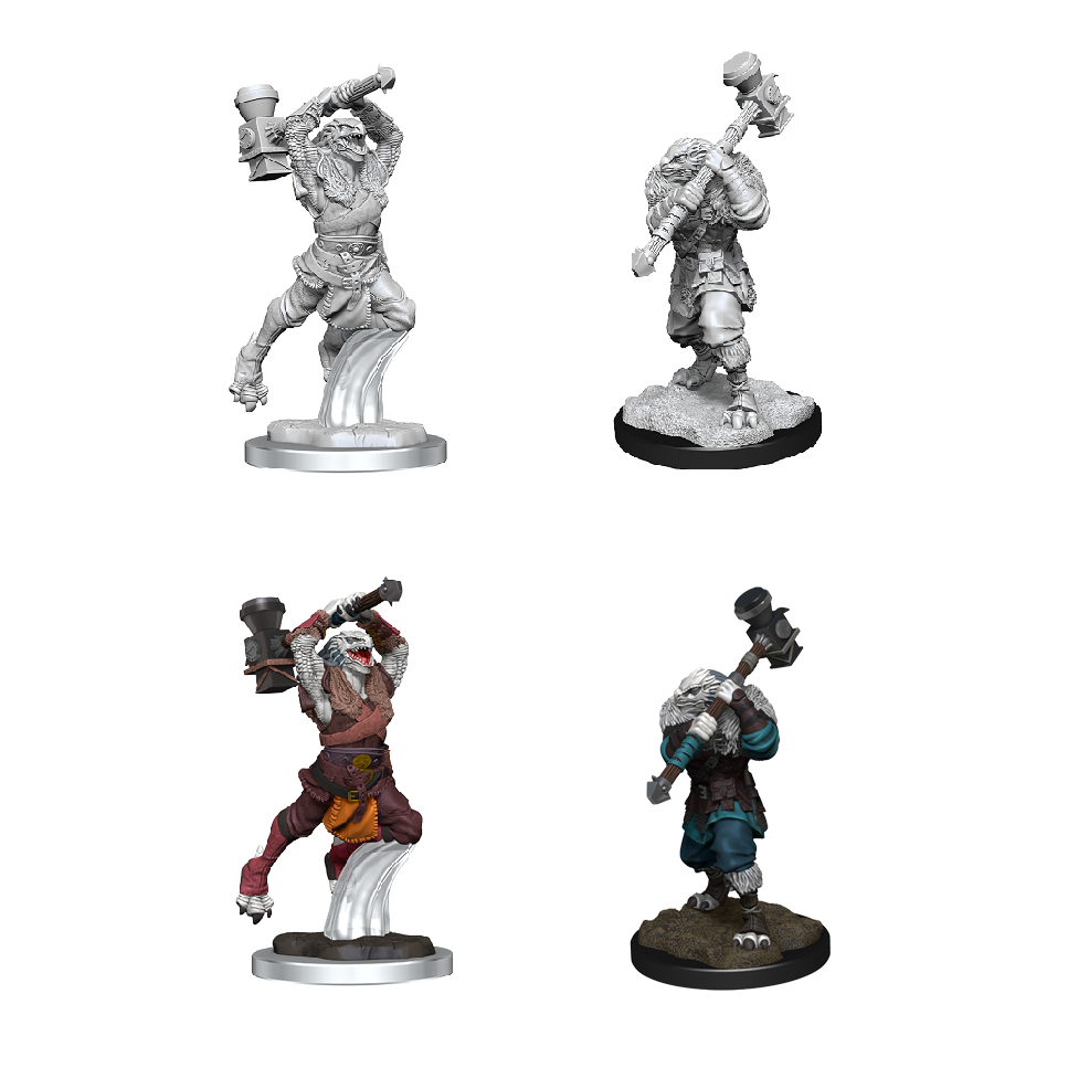 D&D Unpainted Minis - Ravenite Barbarian (90384)