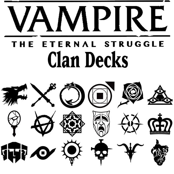 Vampire The Eternal Struggle - Clan Decks