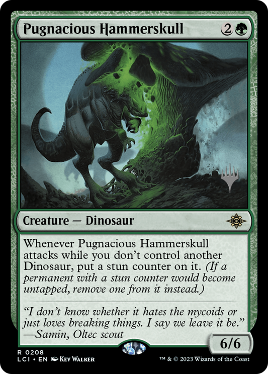 Pugnacious Hammerskull (PPLCI-208) - The Lost Caverns of Ixalan Promos Foil