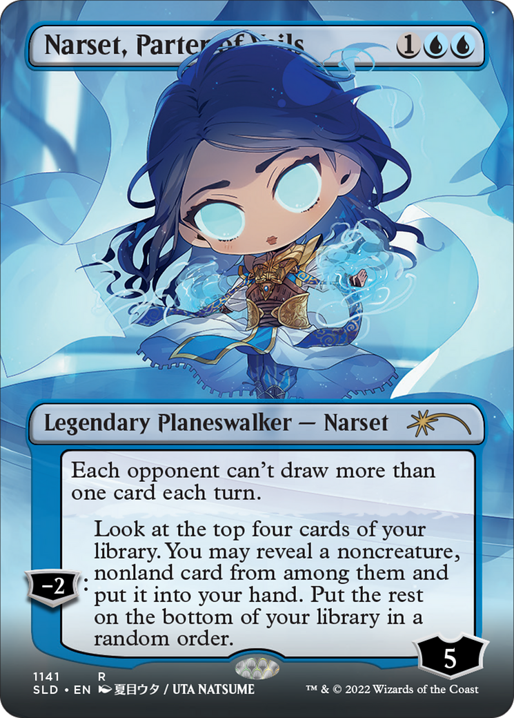 Narset, Parter of Veils (Borderless) [Secret Lair Drop Series]