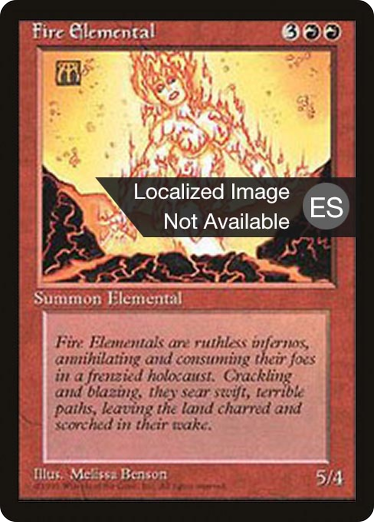Fire Elemental [Fourth Edition Foreign Black Border]
