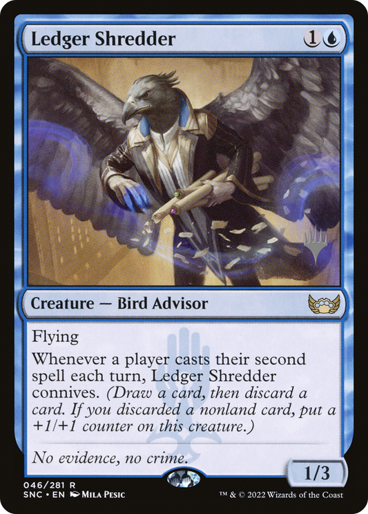 Ledger Shredder (Promo Pack) [Streets of New Capenna Promos]