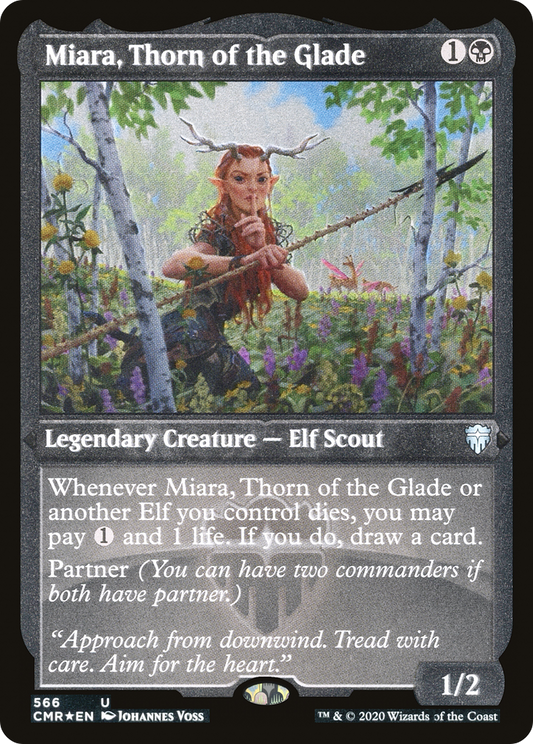 Miara, Thorn of the Glade [Commander Legends Etched]