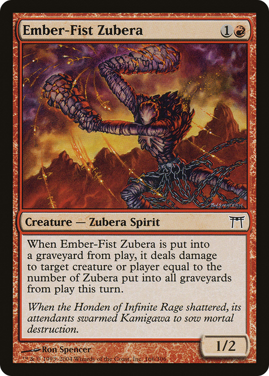 Ember-Fist Zubera (CHK-166) - Champions of Kamigawa Foil