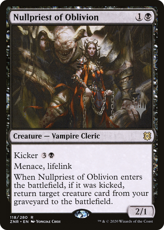 Nullpriest of Oblivion (PPZNR-118P) - Zendikar Rising Promos