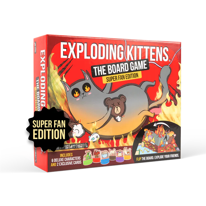 Exploding Kittens - The Board Game Super Fan Editon