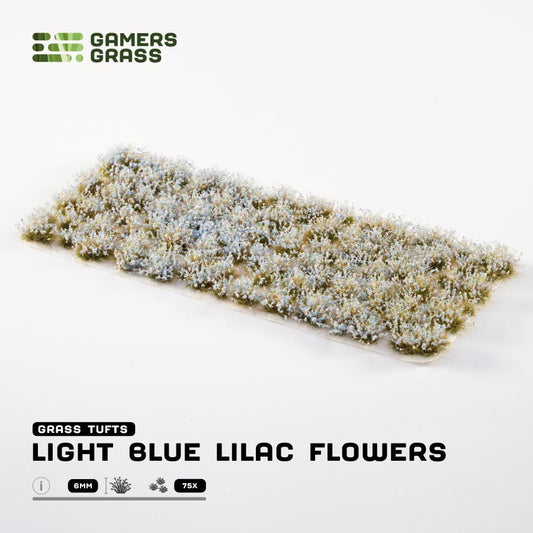 Gamer's Grass - Light Blue Lilac Flowers