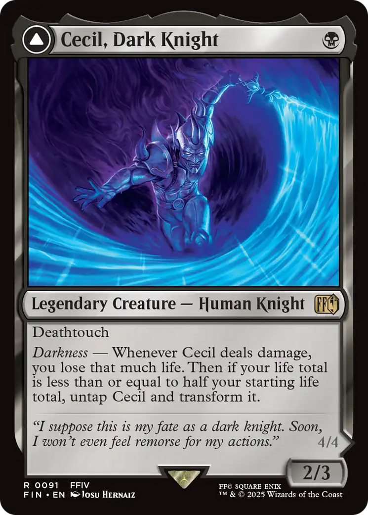 Cecil, Dark Knight // Cecil, Redeemed Paladin [FINAL FANTASY]