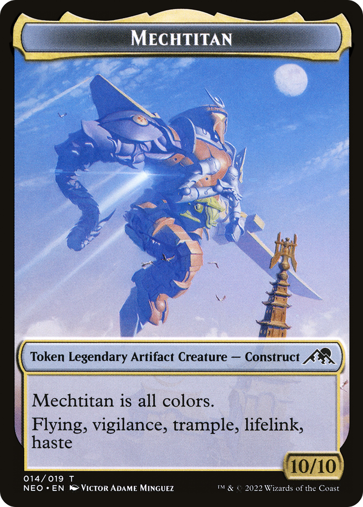Mechtitan (NEO-014) - Kamigawa: Neon Dynasty Tokens Foil