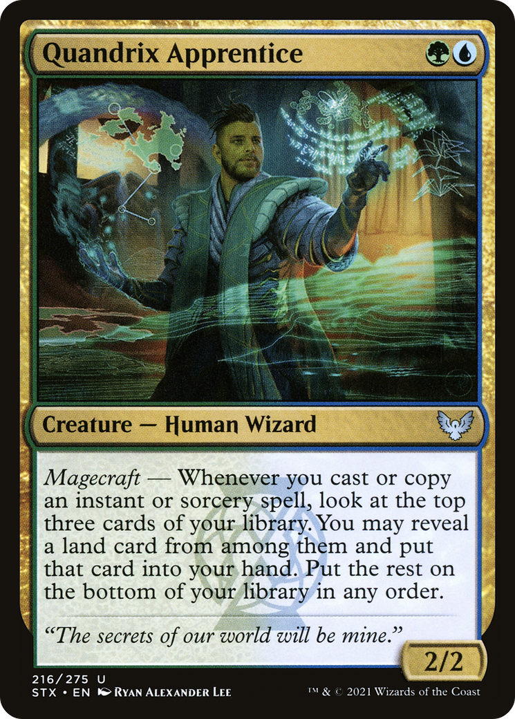 Quandrix Apprentice [Strixhaven: School of Mages]
