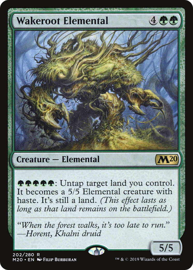 Wakeroot Elemental (M20-202) - Core Set 2020