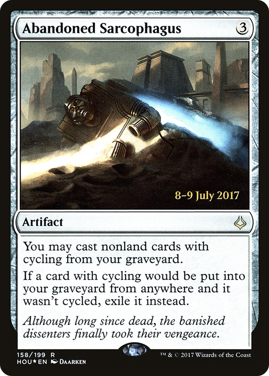 Abandoned Sarcophagus  [Hour of Devastation Prerelease Promos]