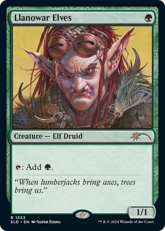 Llanowar Elves (1553) [Secret Lair Drop Series]