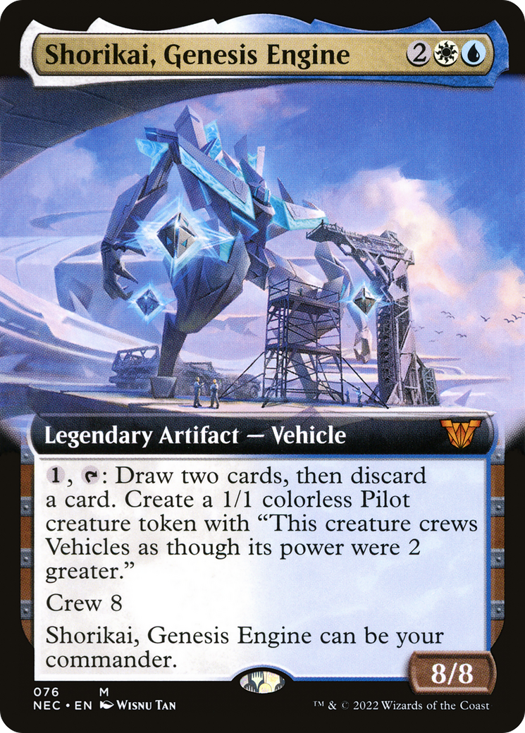 Shorikai, Genesis Engine (Extended) [Kamigawa: Neon Dynasty Commander]