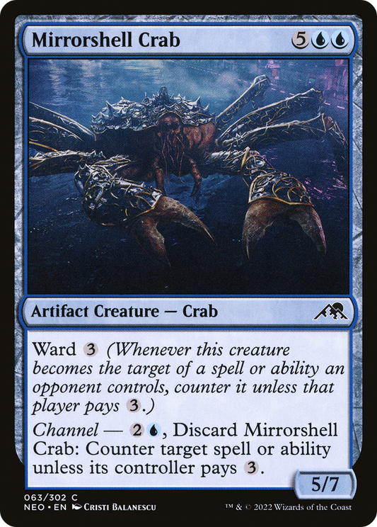 Mirrorshell Crab [Kamigawa: Neon Dynasty]