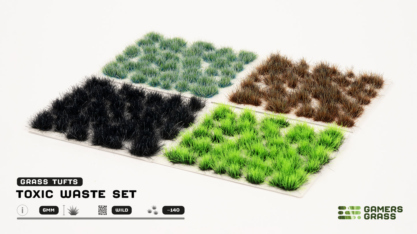 Gamers Grass Tuft - Toxic Waste Tuft Set (GGSET-TW)
