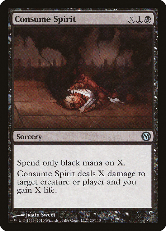 Consume Spirit [Duels of the Planeswalkers]