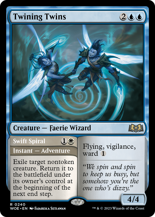 Twining Twins // Swift Spiral (WOE-240) - Wilds of Eldraine Foil