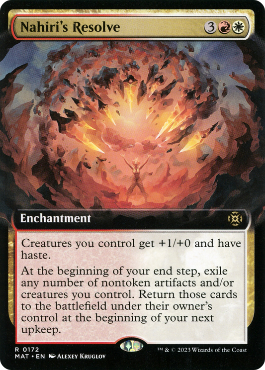 Nahiri's Resolve (MAT-172) - March of the Machine: The Aftermath: (Extended Art)