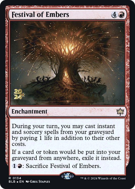 Festival of Embers [Bloomburrow Prerelease Promos]