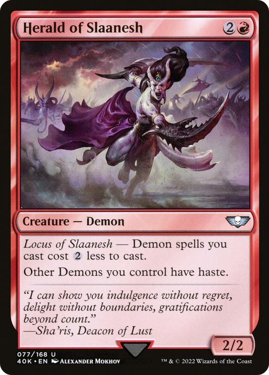 Herald of Slaanesh [Universes Beyond: Warhammer 40,000]