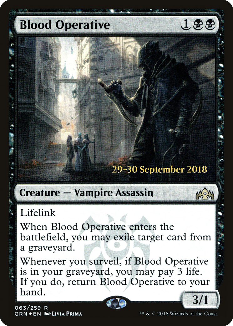 Blood Operative  [Guilds of Ravnica Prerelease Promos]