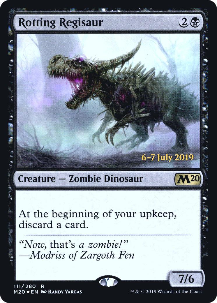 Rotting Regisaur  [Core Set 2020 Prerelease Promos]