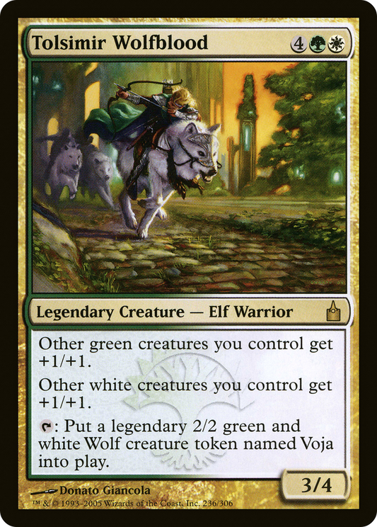 Tolsimir Wolfblood [Ravnica: City of Guilds]