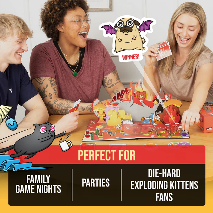 Exploding Kittens - The Board Game Super Fan Editon