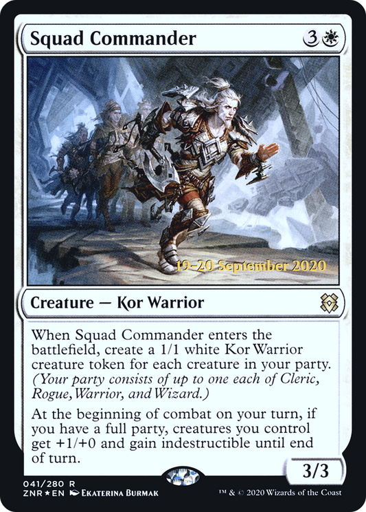 Squad Commander  [Zendikar Rising Prerelease Promos]