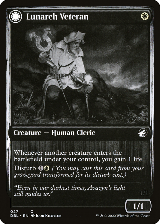 Lunarch Veteran // Luminous Phantom [Innistrad: Double Feature]