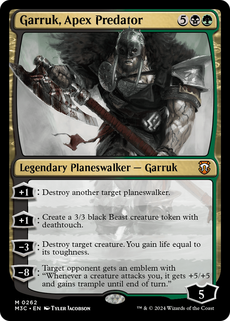 Garruk, Apex Predator (M3C-262) - Modern Horizons 3 Commander Foil