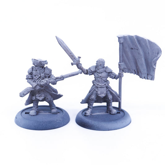 Cygnar - Long Gunner Officer & Standard pip31045 (08361) - Used