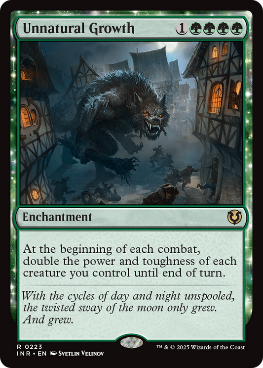 Unnatural Growth (INR-223) - Innistrad Remastered: (enchantment) Foil