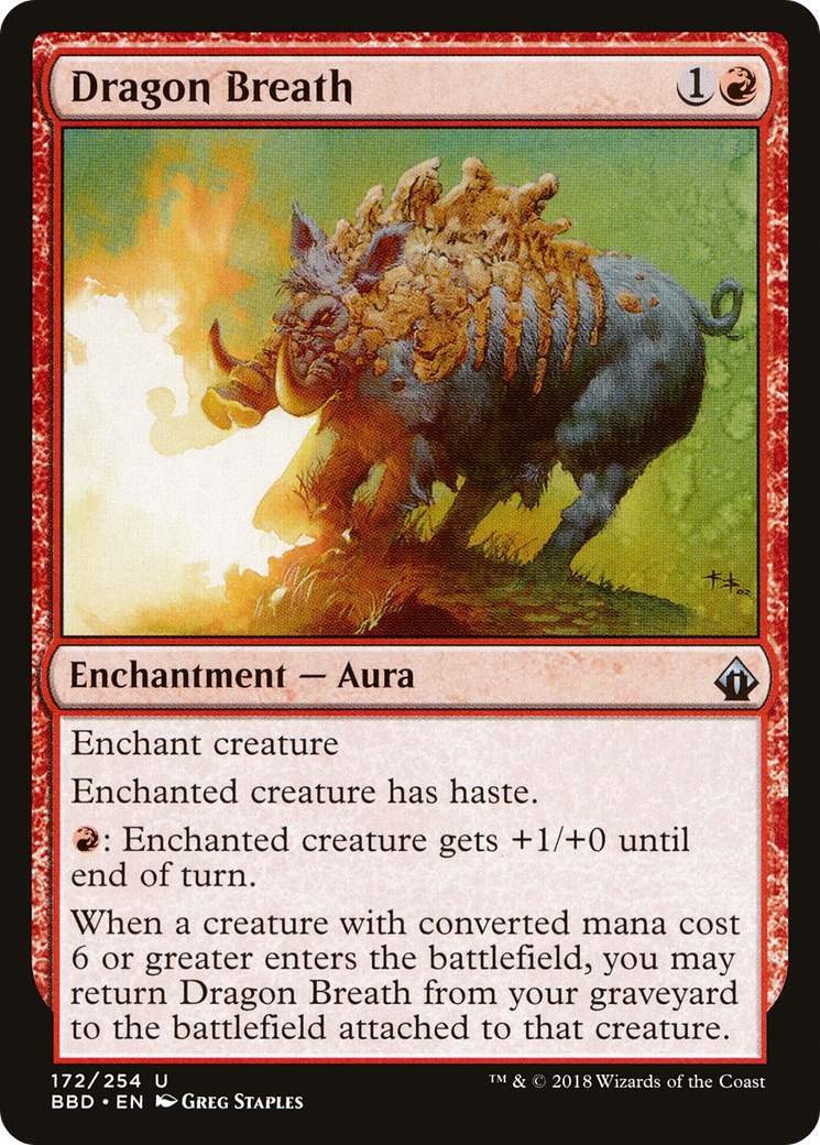 Dragon Breath (BBD-172) - Battlebond Foil