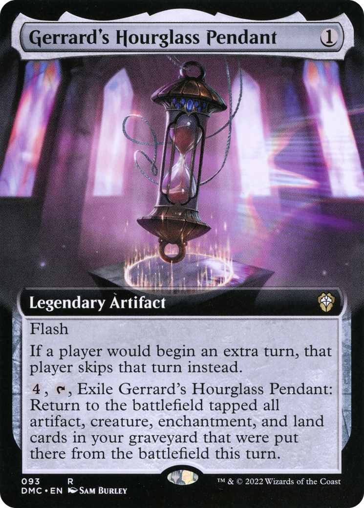 Gerrard's Hourglass Pendant (Extended Art) [Dominaria United Commander]