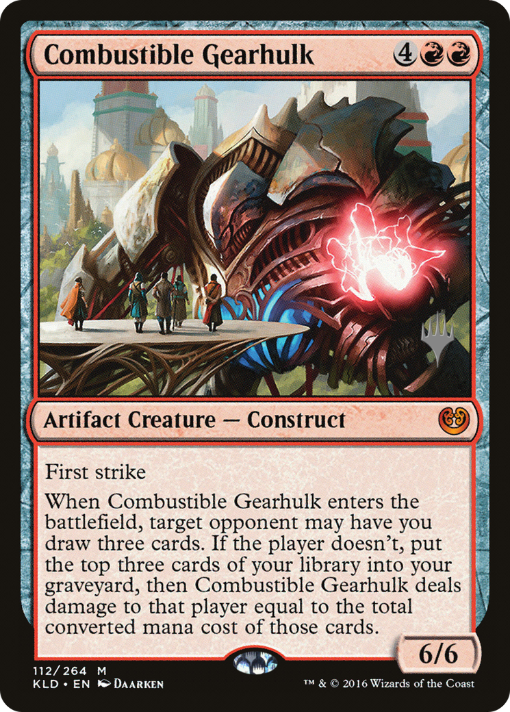Combustible Gearhulk (PPTHB-112) - Kaladesh Promos Foil