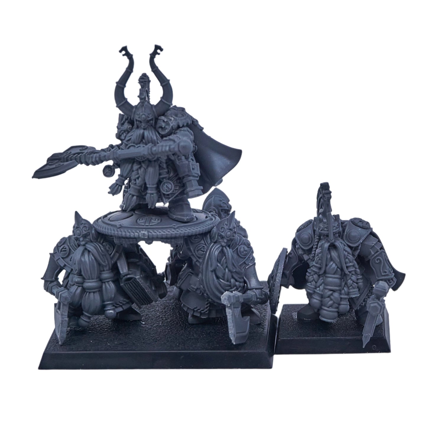 Dwarfen Mountain Holds - Dwarf Lords with Shieldbearers (09794) - Used