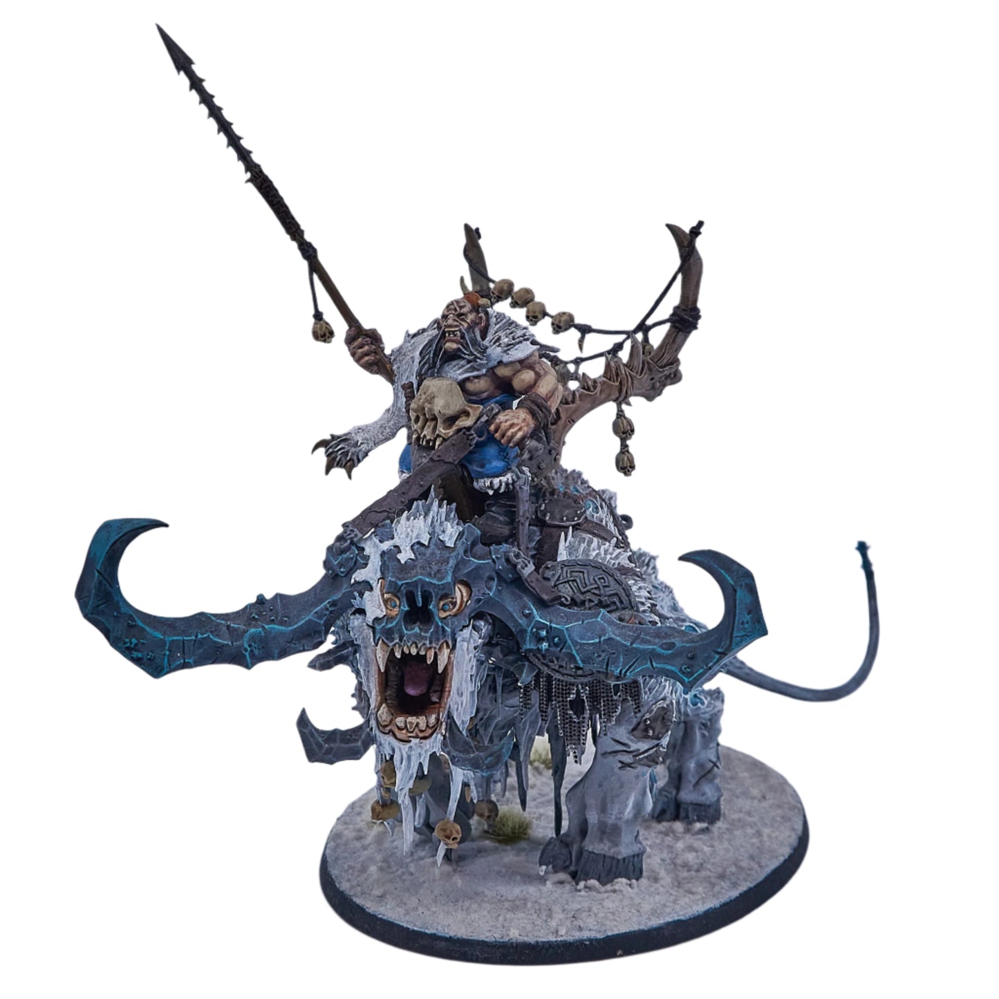 Ogor Mawtribes - Frostlord on Stonehorn (09822-V) - Used