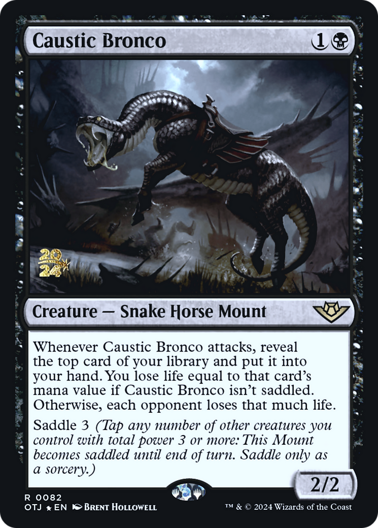 Caustic Bronco [Outlaws of Thunder Junction Prerelease Promos]
