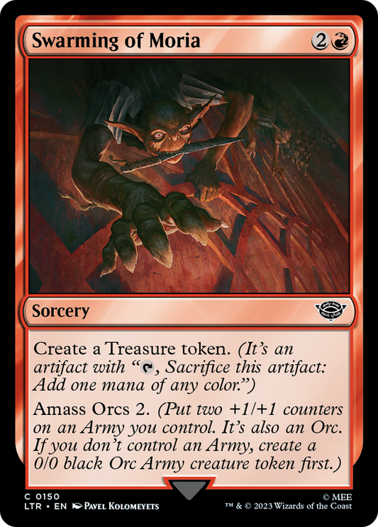 Swarming of Moria (LTR-150) - The Lord of the Rings: Tales of Middle-earth Foil